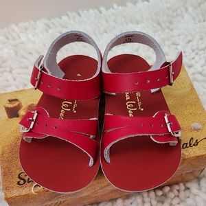 NIB Sun-San Salt Water Red Sea Wee Kids Sandals